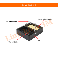 Kệ mỏ hàn G10-1 nhỏ gọn, bền chắc, tiện dụng | Linh kiện 3M