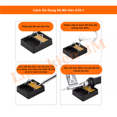 Kệ mỏ hàn G10-1 nhỏ gọn, bền chắc, tiện dụng | Linh kiện 3M