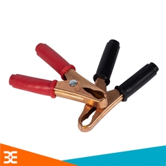 Kẹp Bình Ắc Quy To 8cm (1 Đỏ - 1 Đen)