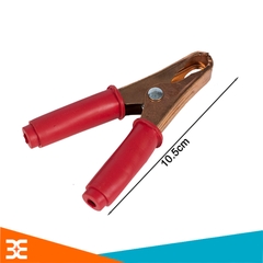 Kẹp Bình Ắc Quy To 8cm (1 Đỏ - 1 Đen)