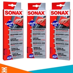 Khăn lau xe ô tô siêu sợi sonax microfibre cloth exterior 40x40cm