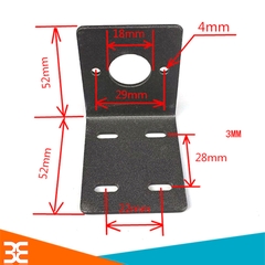 Khung giá đỡ động cơ 775 V2 Lỗ TRÒN ( Tặng kèm 02 ốc bắt vào 775 )