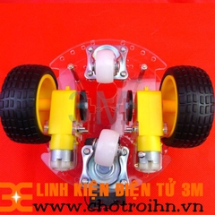 Khung Xe Robot Đa Hướng 4 Bánh V2 (Khung Tròn)