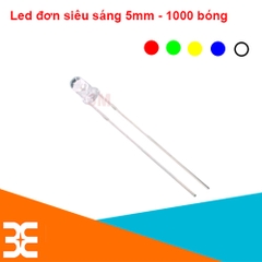 Led Siêu Sáng 5mm Gói 1000 Bóng-Chân Dài