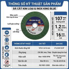Lưỡi đá cắt sắt Kingblue