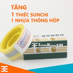 Mỏ hàn chì điều chỉnh nhiệt độ No.907 60W ( tặng 01 thiếc sunchi và nhựa thông hộp )