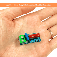 Mạch Lọc Nhiễu Relay RC Absorption / Snubber Protection