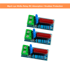 Mạch Lọc Nhiễu Relay RC Absorption / Snubber Protection