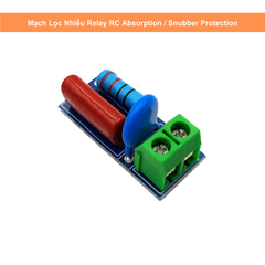 Mạch Lọc Nhiễu Relay RC Absorption / Snubber Protection