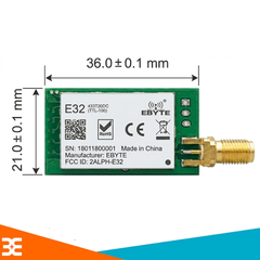 Mạch Thu Phát RF LORA UART 433MHz 3000m 20dBm