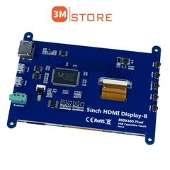 Màn Hình Raspberry 5 Inch 800x480 Cảm Ứng Điện Dung