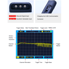 Máy hiện sóng cầm tay Hantek 2C42 40MHz kiêm đồng hồ đo điện vạn năng