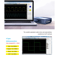 Máy hiện sóng cầm tay Hantek 2C42 40MHz kiêm đồng hồ đo điện vạn năng