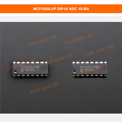 MCP3008-I/P DIP16 ADC 10-Bit