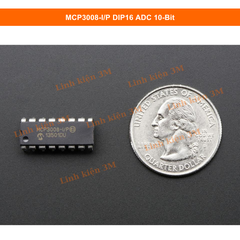 MCP3008-I/P DIP16 ADC 10-Bit