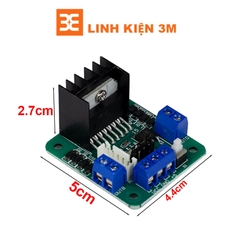 Module Điều Khiển Động Cơ L298 Xanh