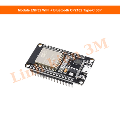 Module ESP32 WIFI + Bluetooth CP2102 Type-C – Module WiFi 30 chân chuẩn Type-C | Linh kiện 3M
