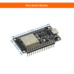 Module ESP32 WIFI + Bluetooth CH340 Type-C 30P