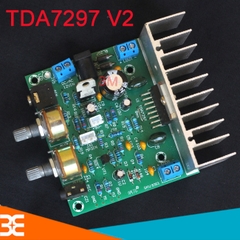 Module Khuếch Đại Audio TDA7297 12V 15W+15W V2 ( Bản nâng cấp 2 Kênh, tản nhiệt To )