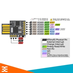 Module USB Mini ATTINY85 Tương Thích Với Uno R3