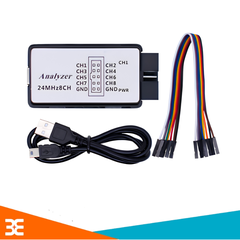 Module USB Saleae Logic Analyzer 8 kênh 24Mhz - Gỡ lỗi và phân tích giao thức I2C, SPI, UART