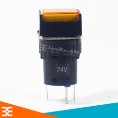 Nút nhấn giữ vuông AL6-A/LA16F-11DZ 24VDC có đèn
