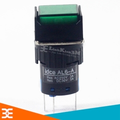 Nút nhấn giữ vuông AL6-A/LA16F-11DZ 24VDC có đèn