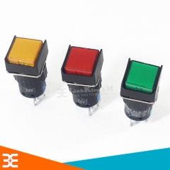 Nút nhấn nhả LA16F-11D 24VDC 1NC + 1NO có đèn
