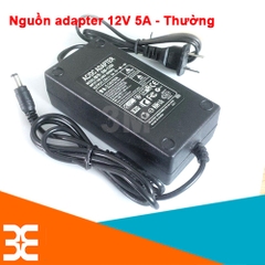 Nguồn Adapter 12V-5A 5.5*2.1mm (BH 06 Tháng)