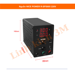 Nguồn DC điều chỉnh R-SPS605 60V 5A – LED kỹ thuật số | Linh kiện 3M