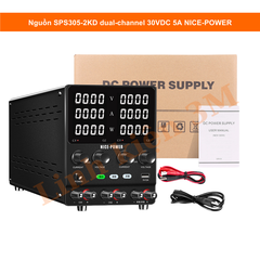 Nguồn SPS305-2KD dual-channel 30VDC 5A NICE-POWER | Linh kiện 3M