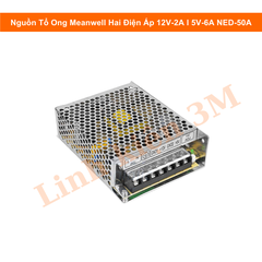 Nguồn Tổ Ong Meanwell Hai Điện Áp 12V-2A l 5V-6A  NED-50A | Linh kiện 3M