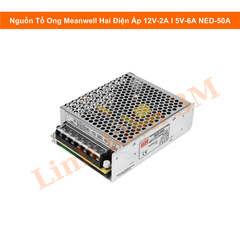Nguồn Tổ Ong Meanwell Hai Điện Áp 12V-2A l 5V-6A  NED-50A | Linh kiện 3M