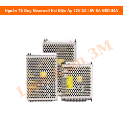 Nguồn Tổ Ong Meanwell Hai Điện Áp 12V-2A l 5V-6A  NED-50A | Linh kiện 3M