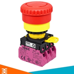 Nút dừng khẩn cấp IDEC YW1B-V4E02R 2NC 22mm