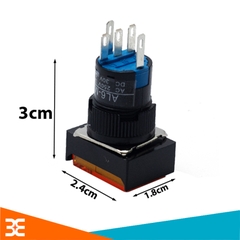 Nút nhấn nhả chữ nhật LA16J-11D 24VDC có đèn