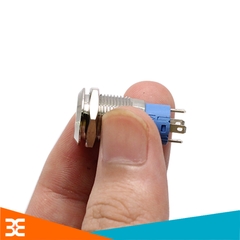 Nút Nhấn Đề Sắt Chống Nước Có Đèn Báo 12VDC-12mm Nhấn Giữ