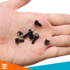 Nút Nhấn 4 Chân A56 Đen 6x6mm