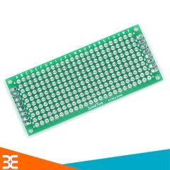 Phíp Đồng Đục Lỗ 2 Mặt PCB Xanh Dày 1.6mm