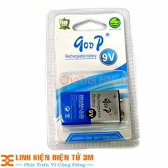 Pin Sạc Goop 9V 280mAh Ni-MH ( Vỉ 1 Viên )
