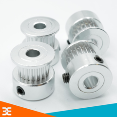 Pulley GT2 - Puly 20 [răng] - Lỗ lắp trục phi 6 [mm] cỡ đai rộng 6mm