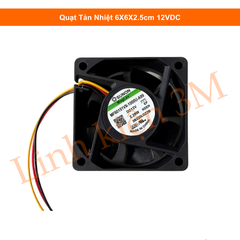 Quạt Tản Nhiệt 6X6X2.5cm 12VDC