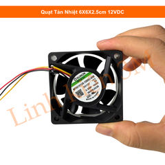 Quạt Tản Nhiệt 6X6X2.5cm 12VDC