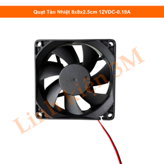 Quạt Tản Nhiệt 8x8x2.5cm 12VDC-0.19A