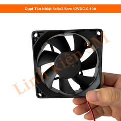 Quạt Tản Nhiệt 8x8x2.5cm 12VDC-0.19A