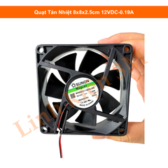 Quạt Tản Nhiệt 8x8x2.5cm 12VDC-0.19A
