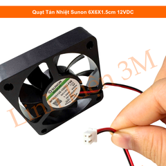 Quạt Tản Nhiệt Sunon 6X6X2.5cm 12VDC