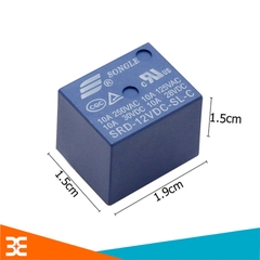 Bộ 3 Chiếc Relay Songle SRD 5P 10A - 12VDC