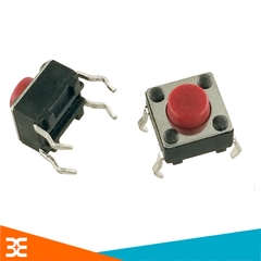 Nút Nhấn 4 Chân 6x6x5mm (Đỏ)