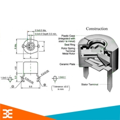 Tụ Xoay 6mm